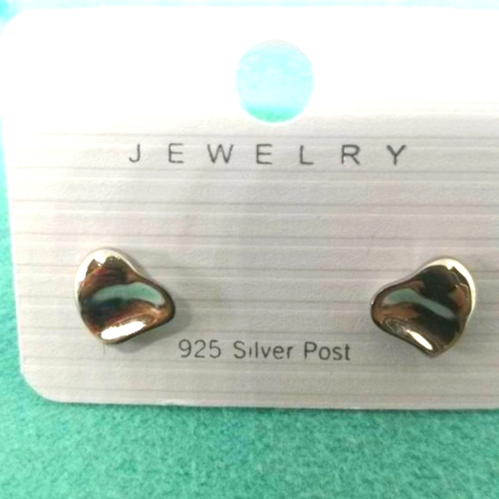 New Silver 925.Earrings.